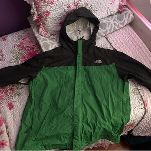 The North Face Green and Black Jacket